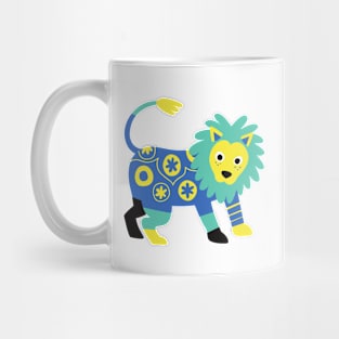 Cute Lion Cartoon Mug